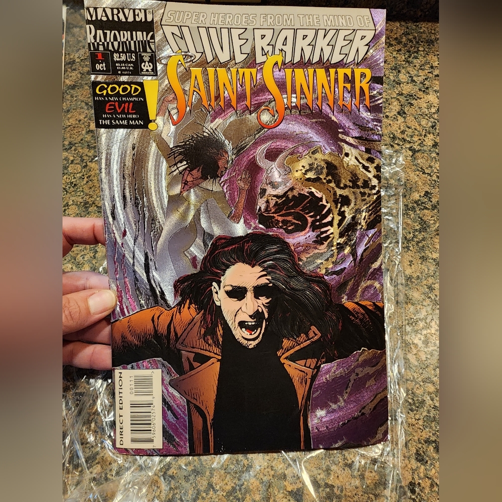 Clive Barker Saint Sinner Comic Book, October 1993